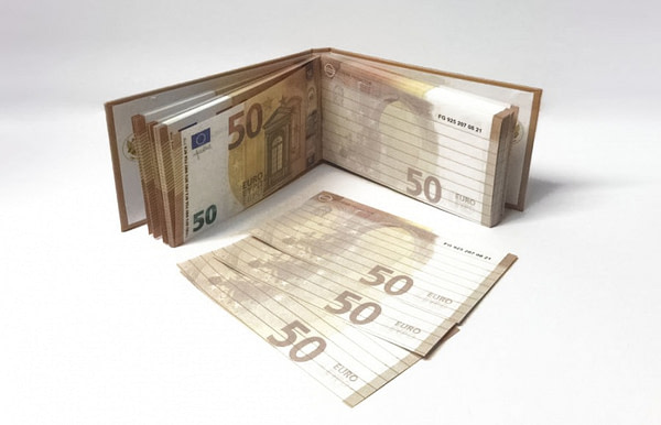 acheter 50 Euro Bloc-notes détachable 1