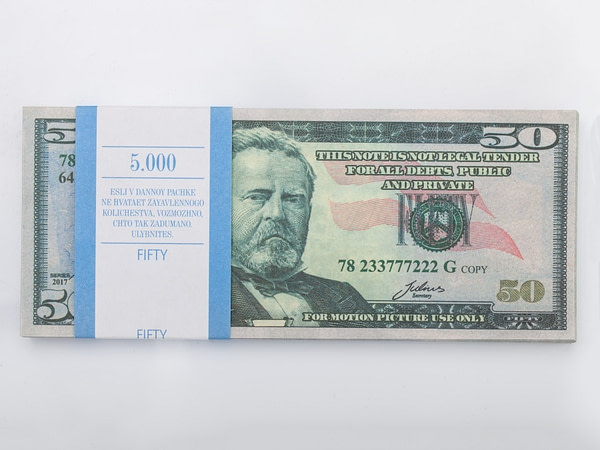 50 dollar américain faux billets