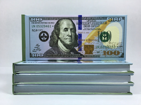 Bloc-notes détachable de 100 dollars américains