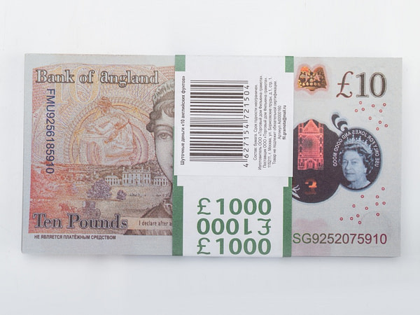 10 livres sterling faux billets