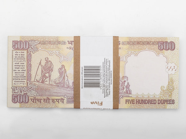 500 roupies indiennes faux billets