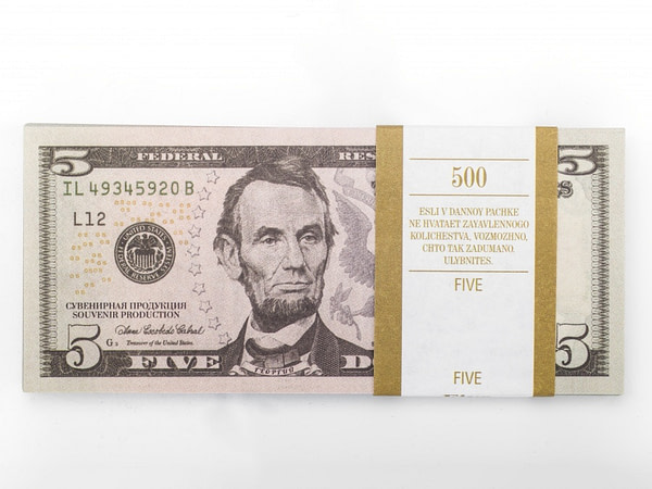 5 dollar américain faux billets