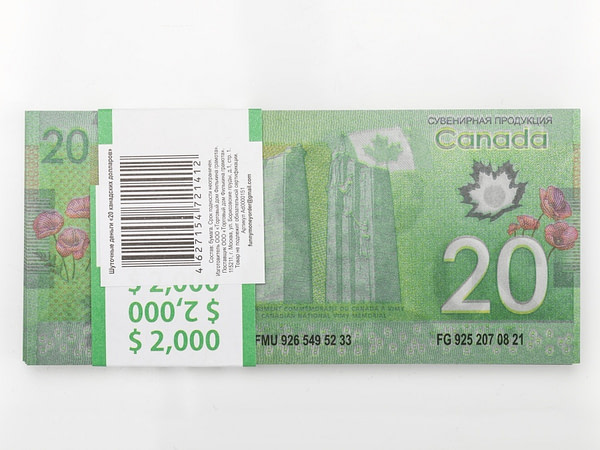 20 dollars canadiens faux billets
