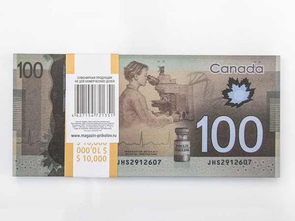 100 dollars canadiens faux billets