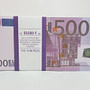 Bloc-notes de faux billets de 500 euros