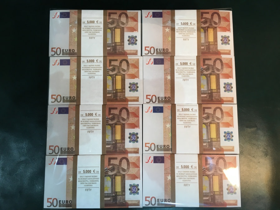 500 packs de faux billets de 50 euros