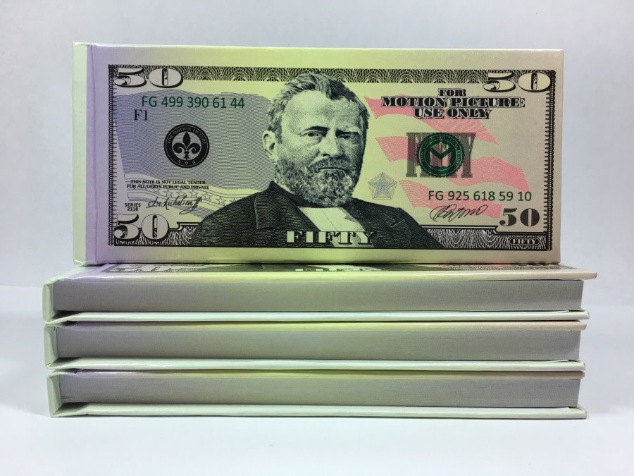 Bloc-notes détachable de 50 dollars américains
